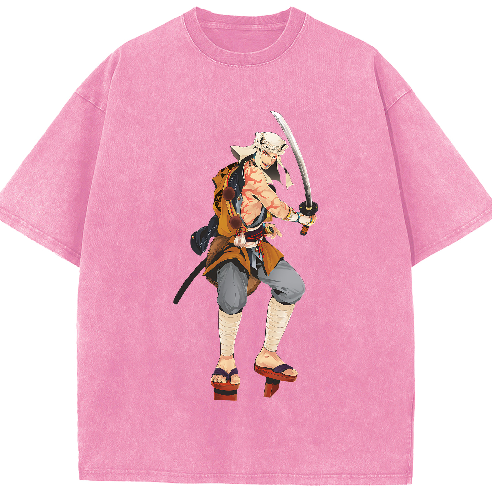 （画像用） 刀剣乱舞 Touken Ranbu 綿100% ヴィンテージ風 半袖Tシャツ（フロントプリント）
